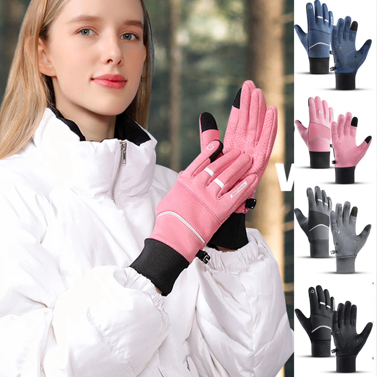 Winter Cycling Gloves Warm Biking — Swuffy