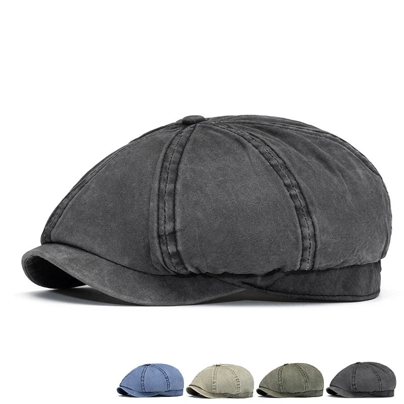 Spring Summer Washed Octagonal Hat — Swuffy