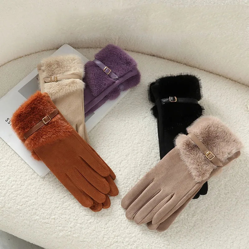 Suede Touchscreen Gloves — Swuffy