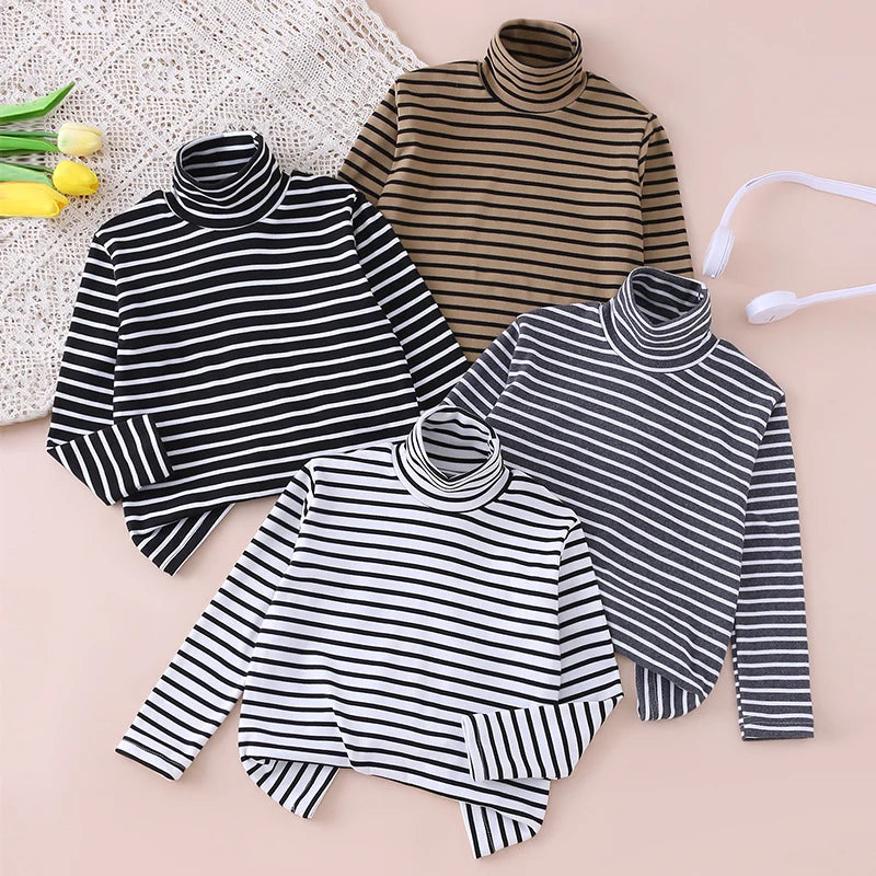 Autumn Winter Children Striped Neck — Swuffy