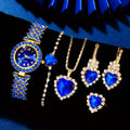 Elegant Jewelry Watch Ladies Blue — Swuffy