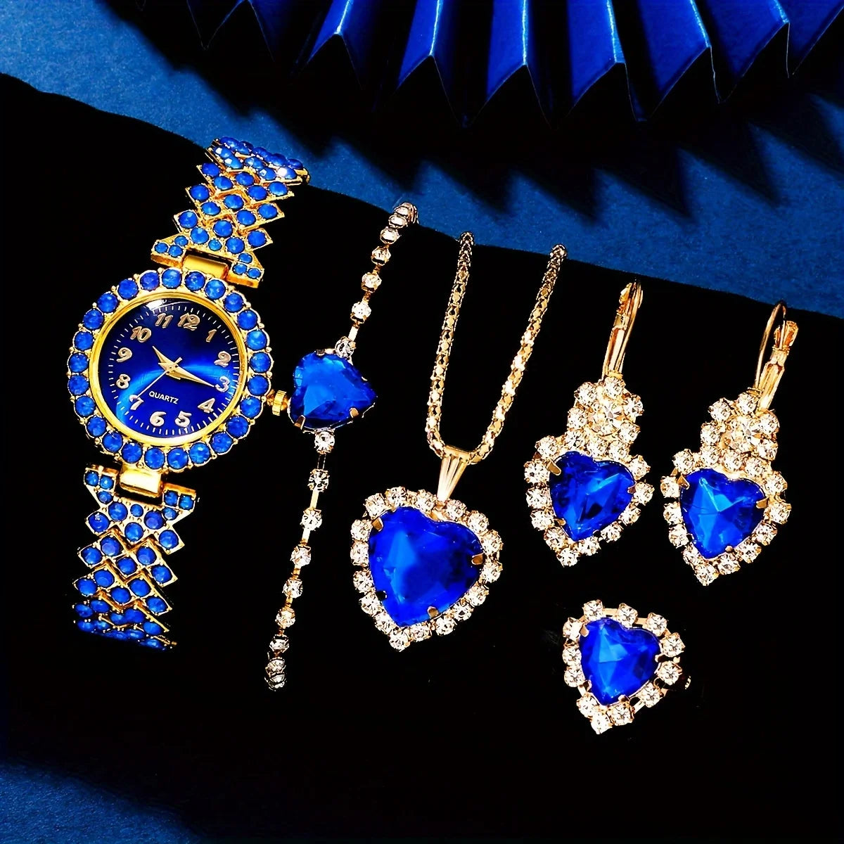 Elegant Jewelry Watch Ladies Blue — Swuffy