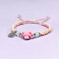 Hand Braided Bracelet Pink Bear — Swuffy