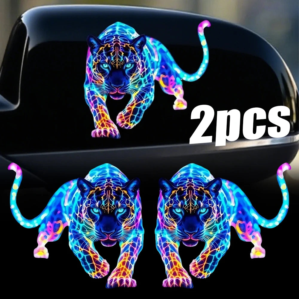 Leopard Print Car Sticker Decal — Swuffy
