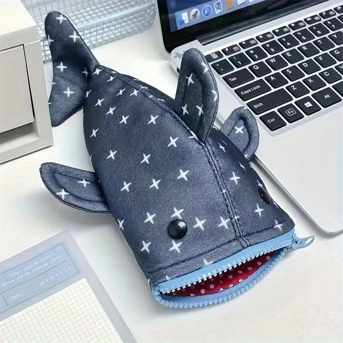 Shark Pencil Case Large Capacity — Swuffy