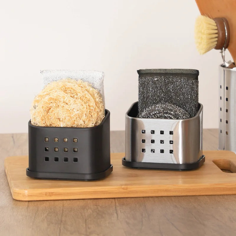 Metal Sponge Drainer Rack Kitchen — Swuffy
