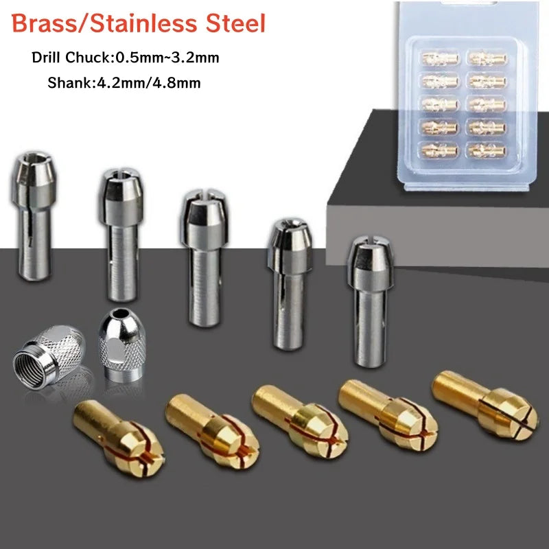 Drill Chucks Adapter Kit Brass — Swuffy