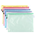 Mesh Zipper Pouch Document Bag — Swuffy