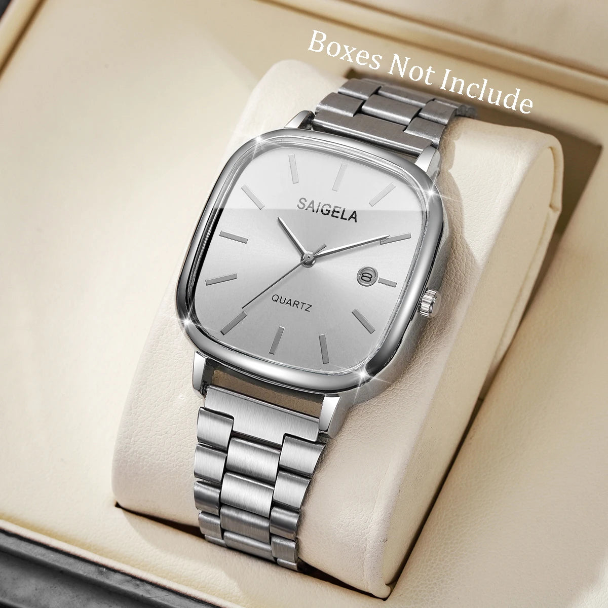 Square Quartz Watches Simple Dial — Swuffy