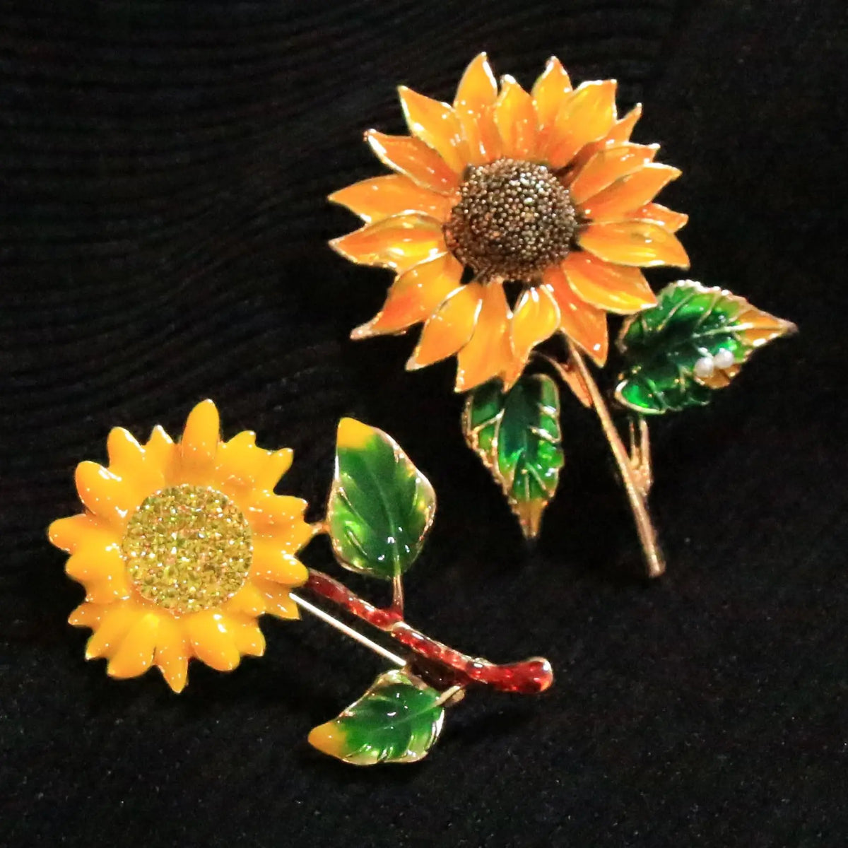 Sunflower Enamel Pin — Swuffy