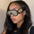Integrated Glasses Sunglasses Large Face — Swuffy