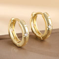 Sterling Silver Shining Zircon Earrings — Swuffy