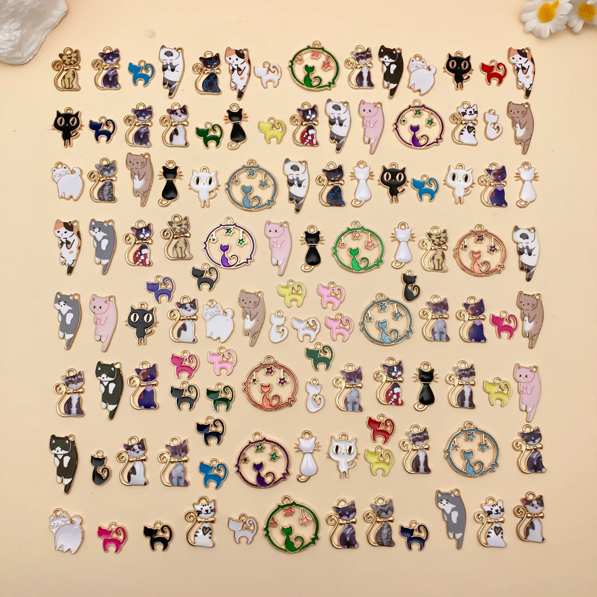 Enamel Charms Random Mixed Cat — Swuffy