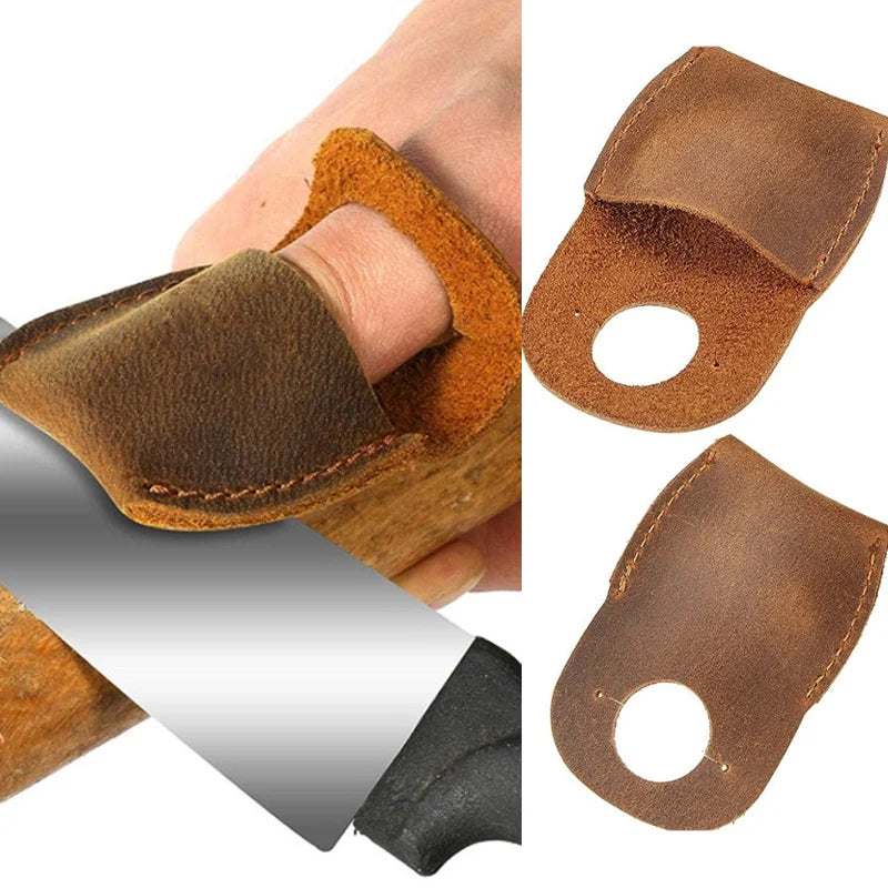 Thumb Guard Leather Finger Guard — Swuffy