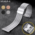 Thin Breathable Watchbands Stainless Steel — Swuffy