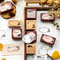 Cute Cat Wooden Stamp — Swuffy