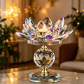 Crystal Lotus Candle Holders Buddha — Swuffy