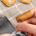 Needlework Finger Cover Tip Leather — Swuffy