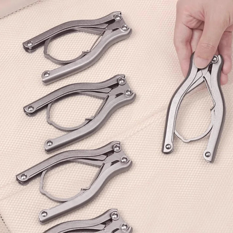 Folding Metal Hanger Shirt Clothes — Swuffy