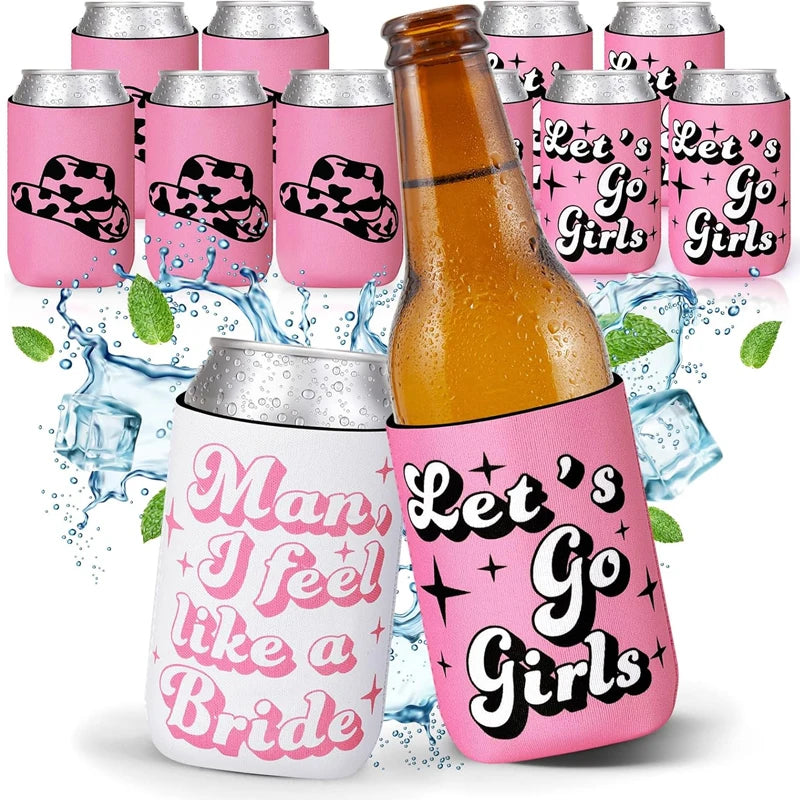 Disco Cowgirl Can Coolers Let — Swuffy