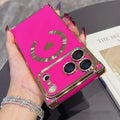 Iphone Max Plating Heart Cases — Swuffy