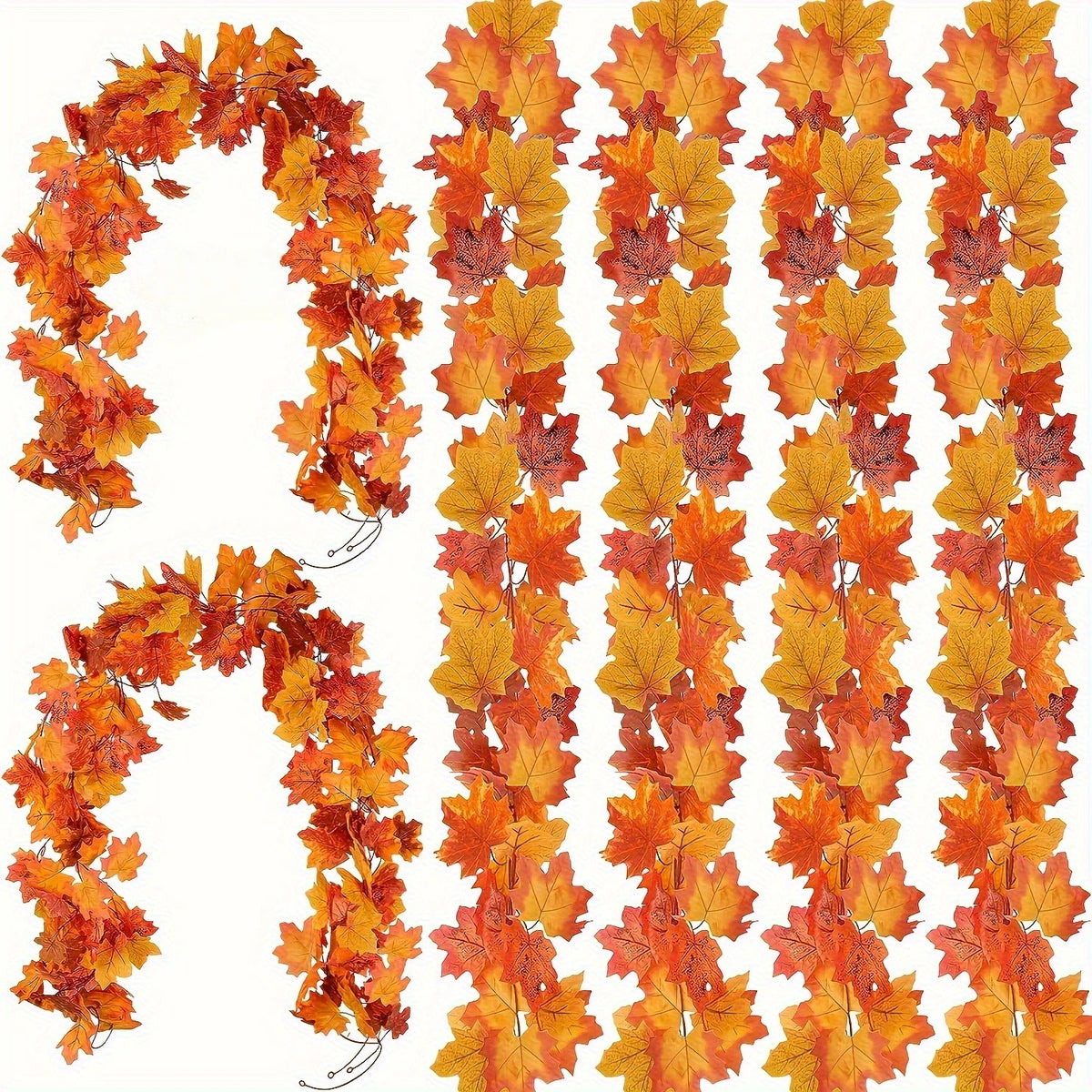 Artificial Maple Leaf Wreath — Swuffy