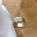 Custom Hebrew Ring Personalized Gothic — Swuffy