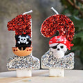 Pirate Ship Theme Candles Number — Swuffy