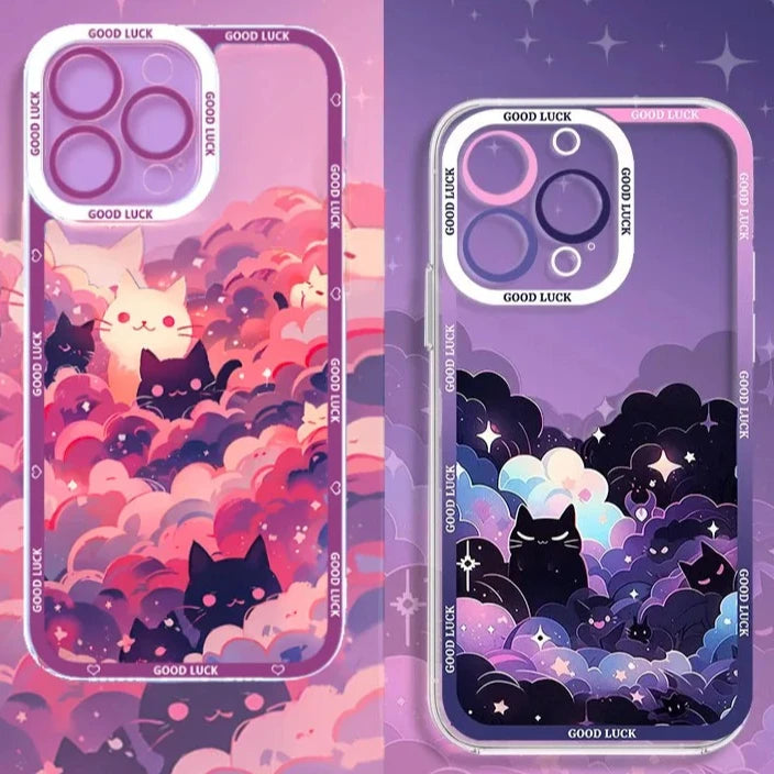 Artistic Black Cat Starry Night — Swuffy