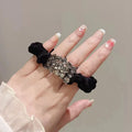Lady Girls Black Crystal Hair — Swuffy