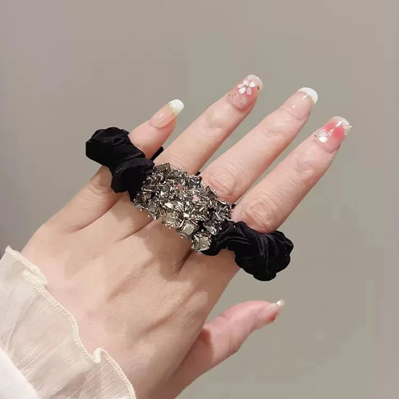 Lady Girls Black Crystal Hair — Swuffy
