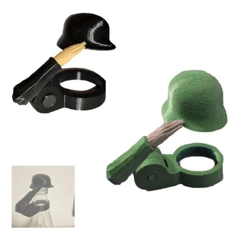 Soldier Salute Beer Bottle Helmet — Swuffy