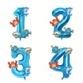 Blue Ocean Balloon Blue Number — Swuffy