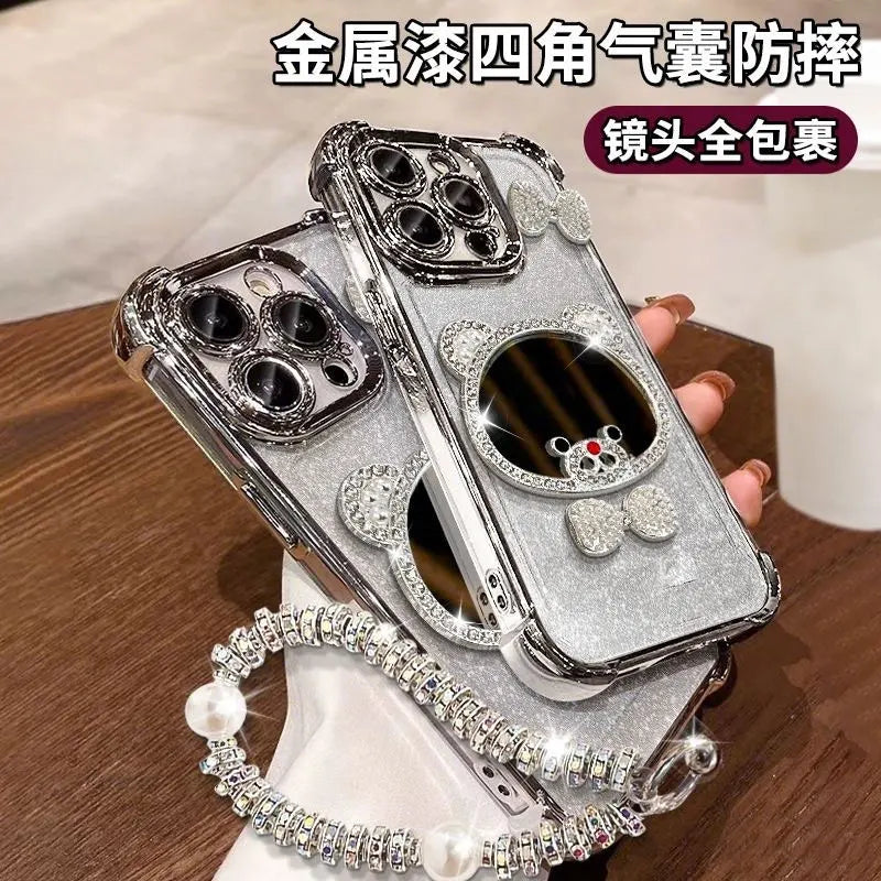 Cartoon Mirror Glitter Shockproof Clear — Swuffy