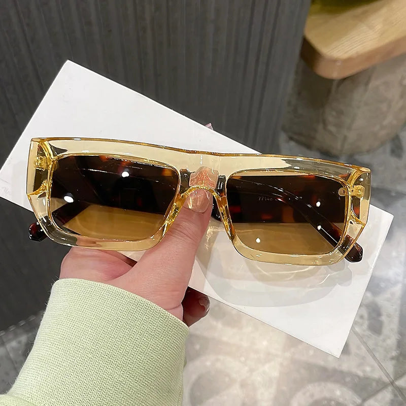 Retro Square Sunglasses Small Frames — Swuffy