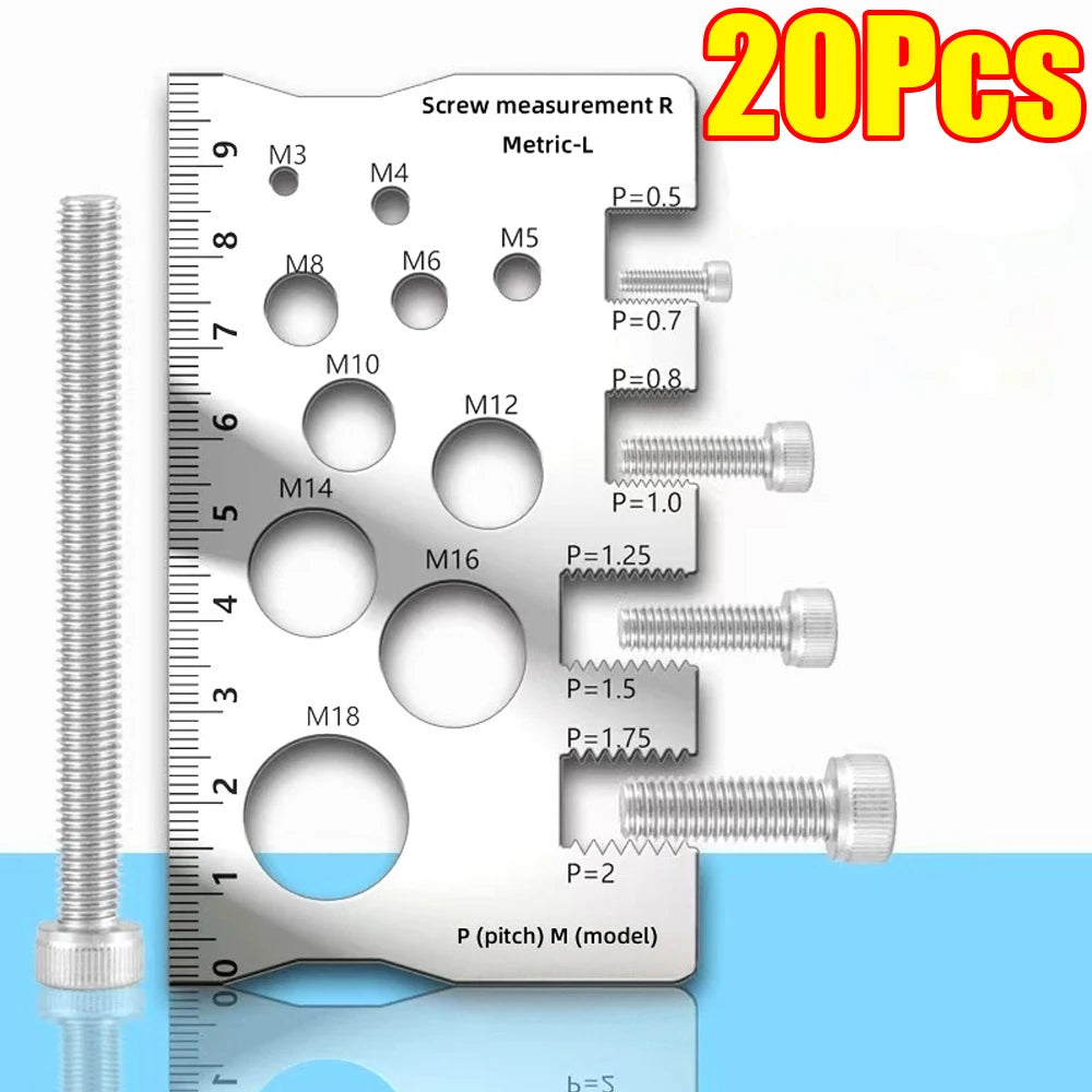 Screw Thread Pitch Gauge Ruler — Swuffy
