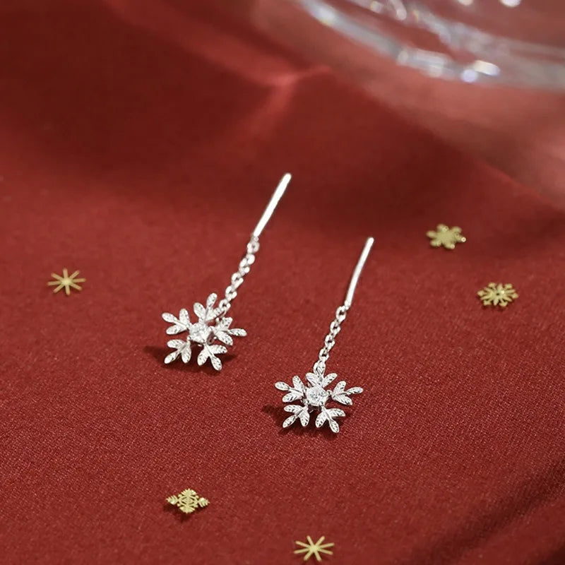 Simple Charm Sterling Silver Snowflake — Swuffy