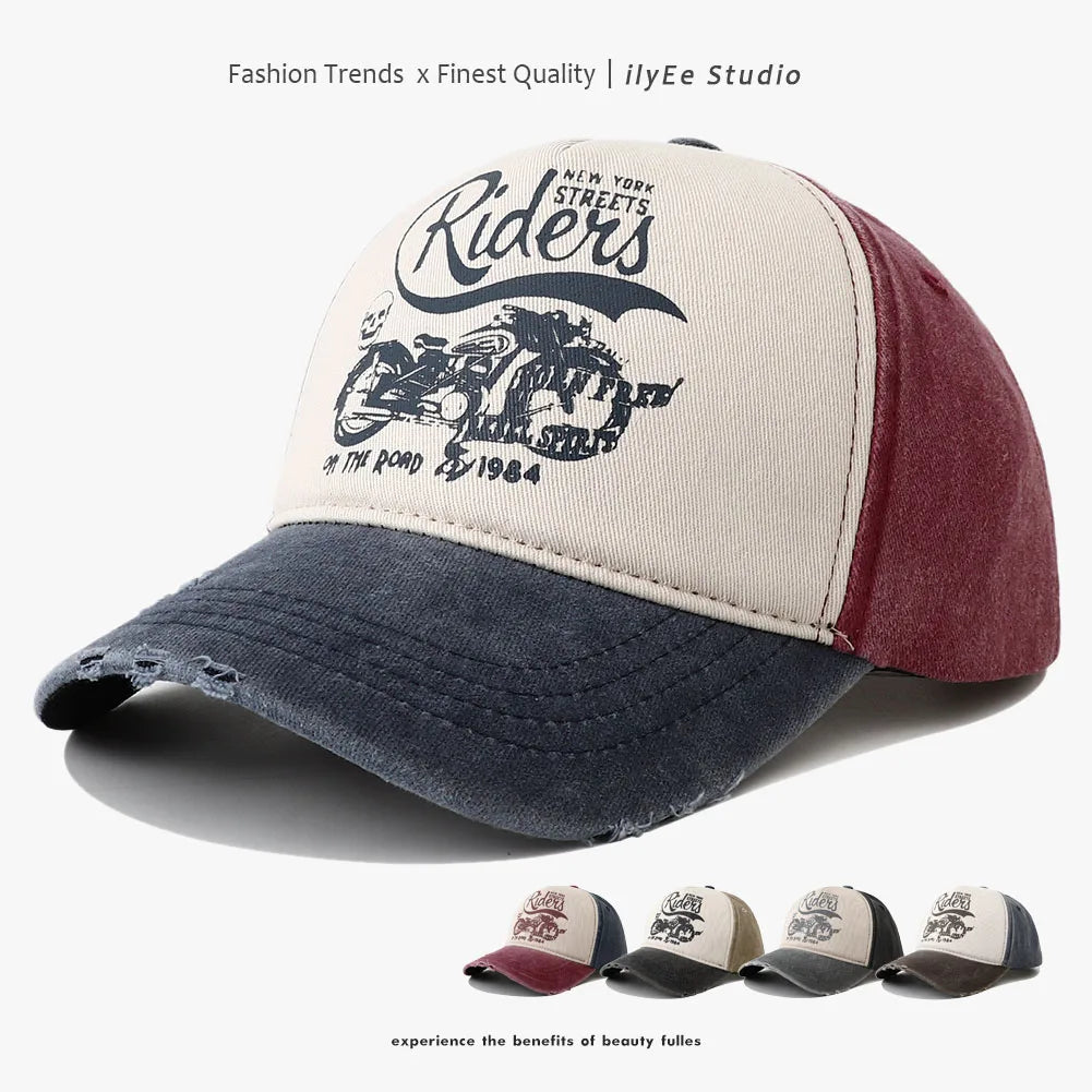Washed Cotton Baseball Cap Adjustable — Swuffy