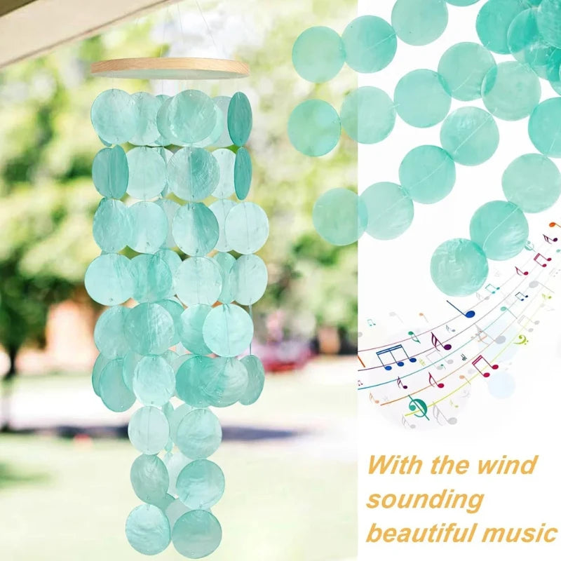 Coastal Shells Wind Chimes Outdoor — Swuffy