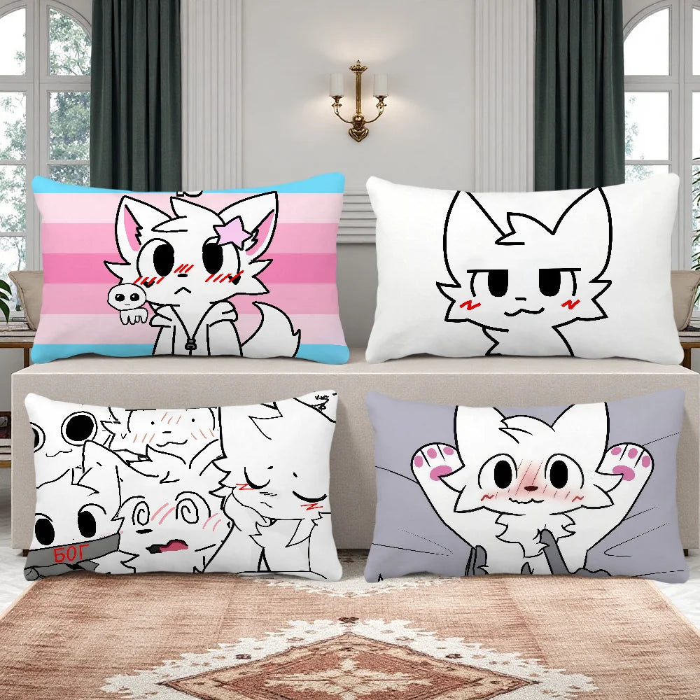 Kawaii Cat Cushion Pillow Cover — Swuffy