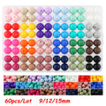 Round Silicone Bead Charm Loose — Swuffy