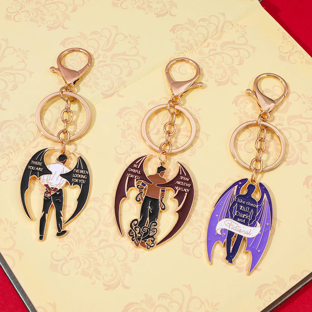 Fantasy Night Court Metal Keychain — Swuffy