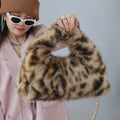 Leopard Faux Fur Handbag — Swuffy