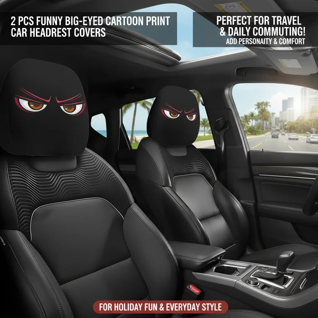 Big Eyed Cartoon Car Headrest — Swuffy