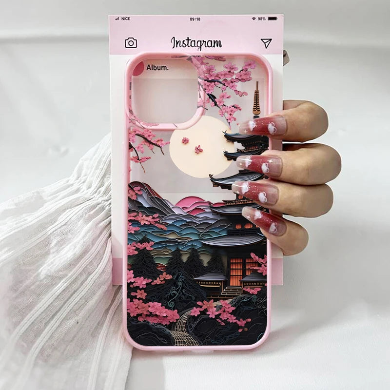 Japan Mountain Silicone Phone Case — Swuffy
