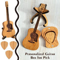 Wooden Guitar Plectrum Holder Vintage — Swuffy