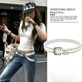 Metal Rivet PU Leather Belt — Swuffy