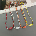 Ceramics Fish Pendant Choker Necklace — Swuffy