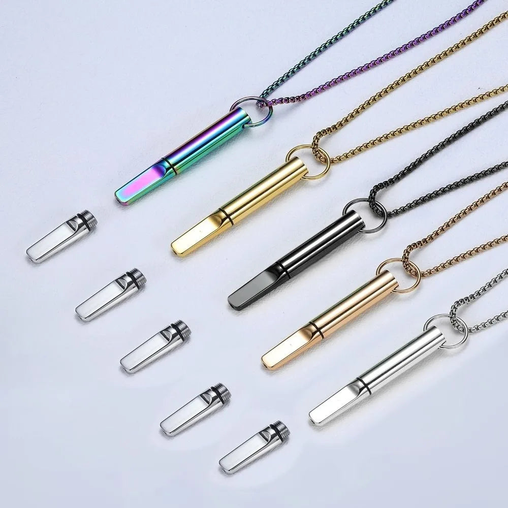 Breathing Resistance Whistle Necklace Cotton — Swuffy