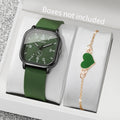 Square Dial Quartz Wristwatches Silicone — Swuffy